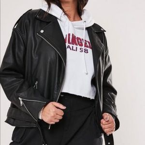 Oversized boyfriend biker jacket!